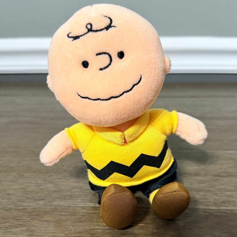 Ty Beanie Babies Peanuts Charlie Brown Plush Stuffed Animal Toy